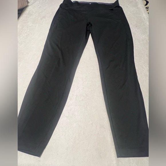 #7036. Patagonia Capilene Midweight Base Layer Leggings Black Women’s Large L - Picture 1 of 10